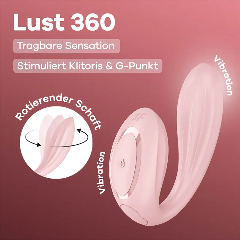 Satisfyer Satisfyer Lust 360, 9,2 cm, Rosa, – Produktbild 1 von 1