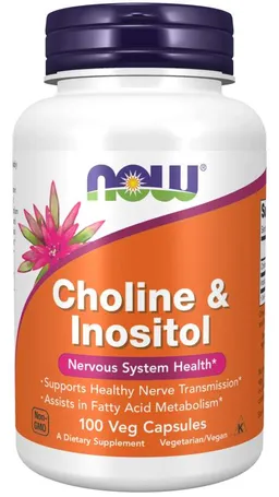 Now Foods Now Foods Cholin & Inosit (500 mg) 100 Kapseln – Produktbild 1 von 1