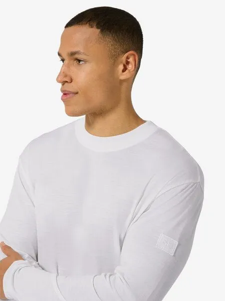 Super.Natural Super.Natural M Casual Rib Bio J LS für Herren, Fresh white, – Produktbild 1 von 4