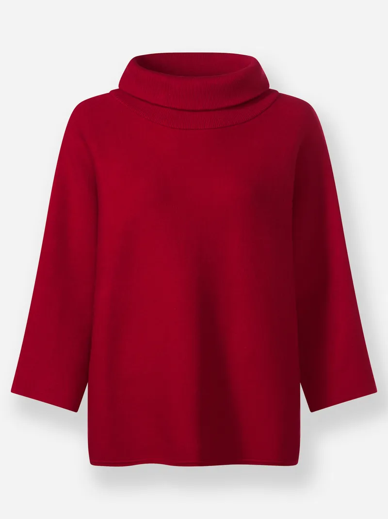 heine 3/4-Arm-Pullover rot, Rot, – Produktbild 1 von 2