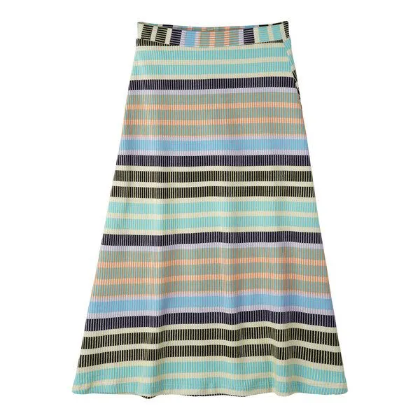 Addition Sustainable Apparel Addition Sustainable Apparel Wadenlanger Rock aus Bio-Baumwolle, Easy Skirt, Multi, – Produktbild 1 von 2