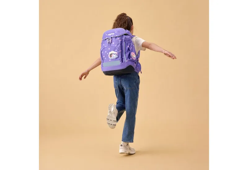 Ergobag Ergobag Schulranzen Schulranzen-Set MAXI PonyBäradies 6-teilig (6-teilig), ergonomisch, ab 1. Klasse, Your-Size-System, Lila, – Produktbild 2 von 5