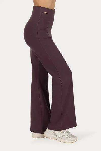 Urban Goddess Urban Goddess Cayha Flared Yogahose, Berry (lila), – Produktbild 2 von 4