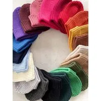 Kopyto Kopyto LUCHS – Gerippte Merino-Mütze aus 100 % RWS-Merinowolle, Blau, – Produktbild 1 von 1