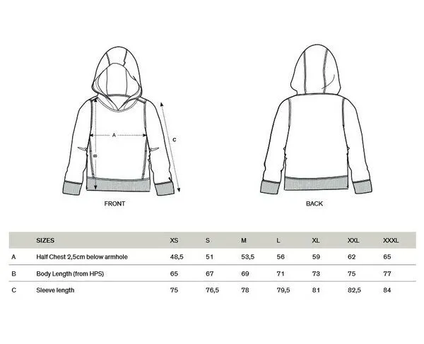 Picopoc Picopoc Fahrrad Hoodie, Grau, – Produktbild 4 von 4