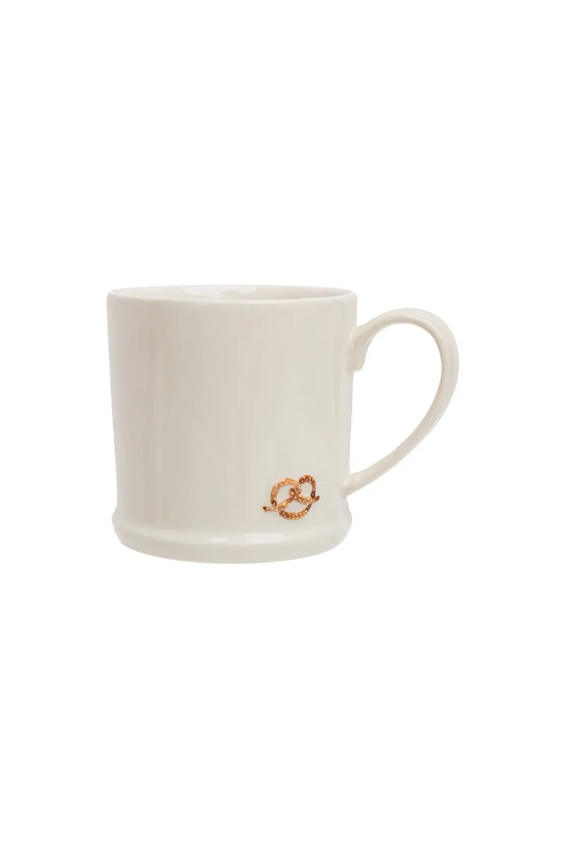 Tranquillo Tasse BRUNETTEA Brezel – Steinzeug - creme – Produktbild 1 von 2