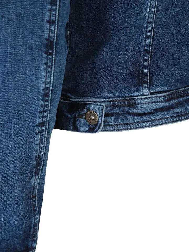 love2wait love2wait Jeansjacke (1-St), Blau, – Produktbild 3 von 3