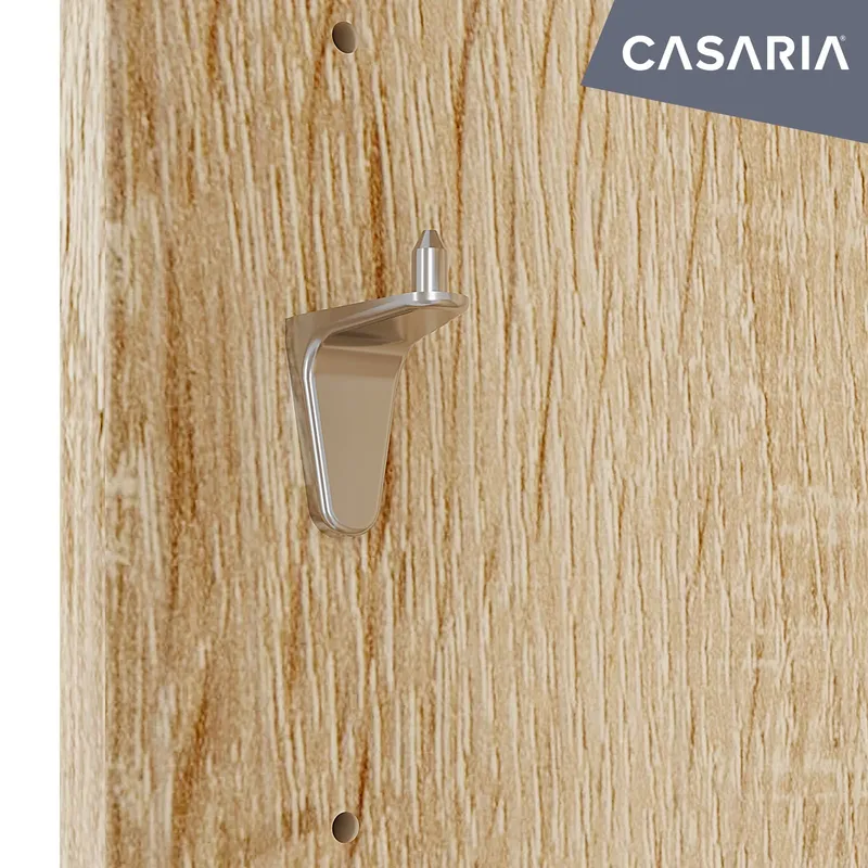 Casaria® Bücherregal Vela Eiche 5 Fächer, Eiche, – Produktbild 2 von 2