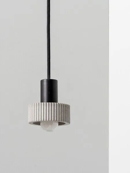 GANTlights Hängelampe plissiert GANTlights S5, Hell, – Produktbild 1 von 3