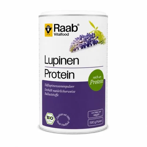Raab Vitalfood Bio Lupinen Protein Pulver (500g) – Produktbild 1 von 1