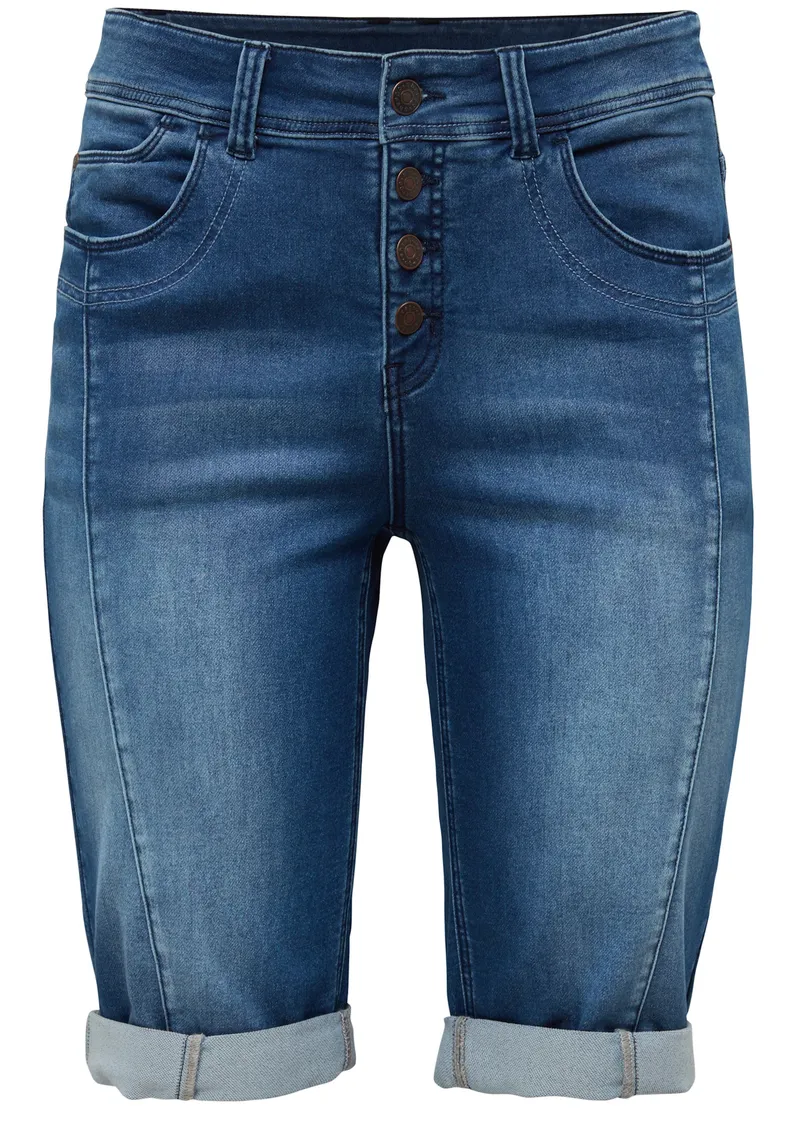 sheego Bermudas blue denim, Blue denim, – Produktbild 1 von 2