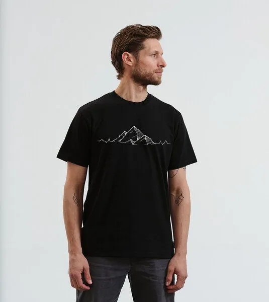 Gary Mash GARY MASH Shirt Mountainbeat aus Biobaumwolle, Schwarz, – Produktbild 3 von 4