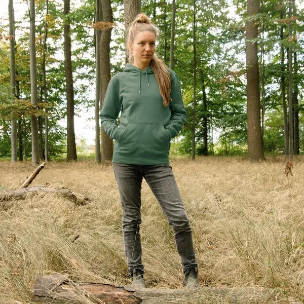 Cmig Cmig Unisex Hoodie Erle mit Elster, Green bay (grün), – Produktbild 4 von 4