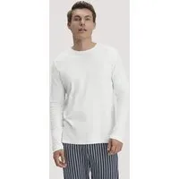 hessnatur hessnatur Langarm-Schlafshirt aus reiner Bio-Baumwolle, Naturweiss, – Produktbild 1 von 1