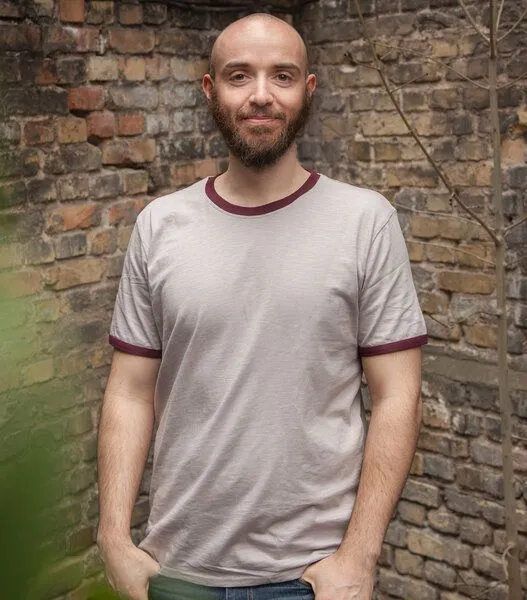 päfjes päfjes Basic Ringer Unisex T-Shirt - Fair gehandelt aus Baumwolle Slub - Bio, Rot, – Produktbild 3 von 4