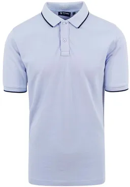 Suitable Suitable Respect Poloshirt Tip Ferry Hellblau - Größe L – Produktbild 1 von 1