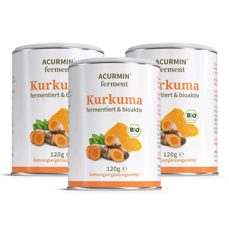 Cellavent Healthcare Fermentiertes Bio Kurkuma Pulver – Acurmin ferment 360 g / 360 Tage – Produktbild 1 von 1