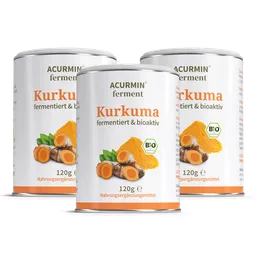 Cellavent Healthcare Fermentiertes Bio Kurkuma Pulver – Acurmin ferment 360 g / 360 Tage – Produktbild 1 von 1