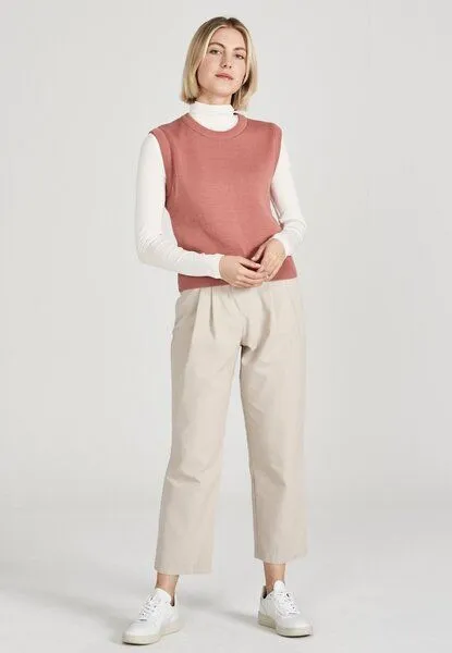 Givn Berlin Givn Berlin Damen Strickpullunder aus Bio-Baumwolle "Amber", Dark rose, – Produktbild 2 von 4
