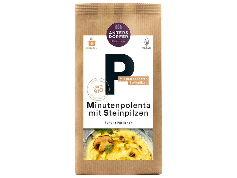 Antersdorfer Antersdorfer Minutenpolenta mit Steinpilzen 150 g – Produktbild 1 von 1