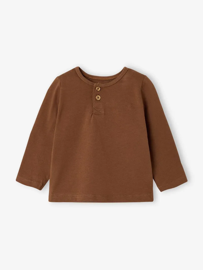 Vertbaudet 2er-Pack Shirts Baby personalisierbar kakao, Kakao, – Produktbild 3 von 4