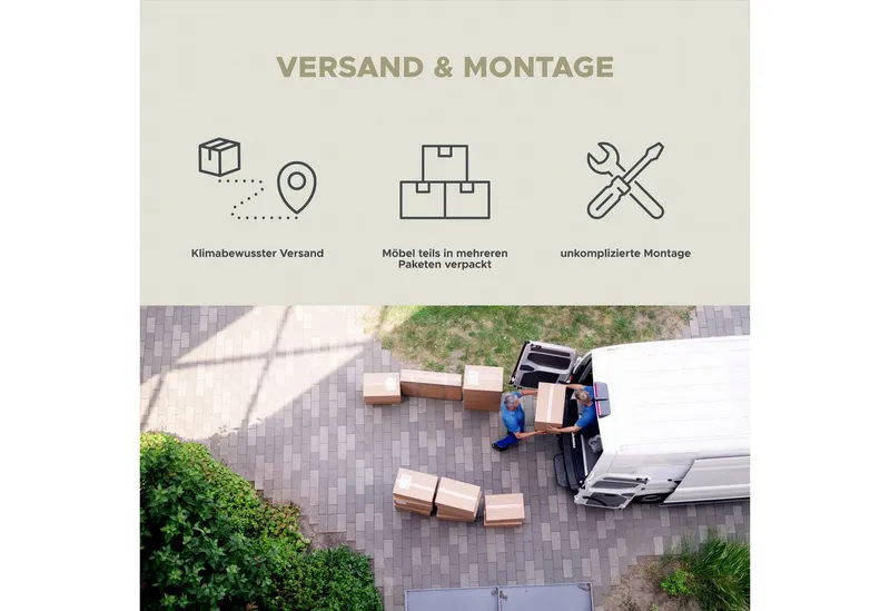 Home affaire Sitzbank COSENZA, Breite 80 cm, 1 Klappe, 2 Einlegeböden, 2-farbig, in Landhausoptik, Bank, Schuhbank, Garderobenbank, Dielenbank, Weiß, – Produktbild 5 von 5