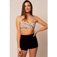Woodlike Woodlike Damen vegan Shorties Sanoe Schwarz Strukturiert, Schwarz, – Produktbild 1 von 1