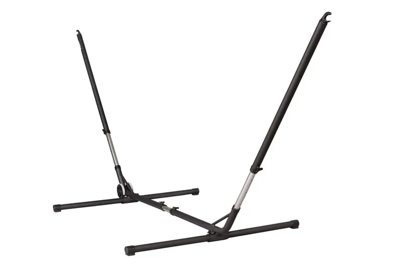 La Siesta La Siesta Hängemattengestell Esterel Universal anthrazit,120x275-375cm,95-130cm,mobil,Rollen, Anthrazit, – Produktbild 1 von 3