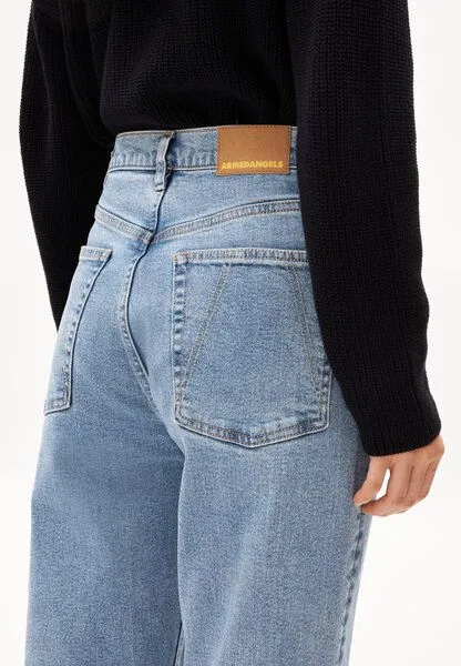 ARMEDANGELS ARMEDANGELS MAIRAA Damen Mom Jeans recycelter Baumwoll Mix Comfort Stretch, Blue, – Produktbild 3 von 4