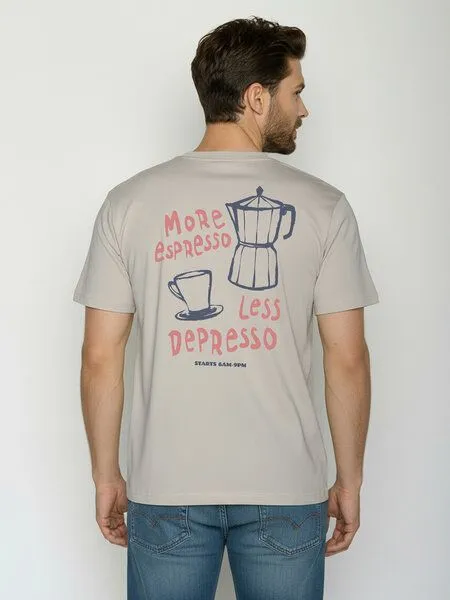GreenBomb GREENBOMB T-Shirt Espresso Fusion, Sandstone, – Produktbild 4 von 4