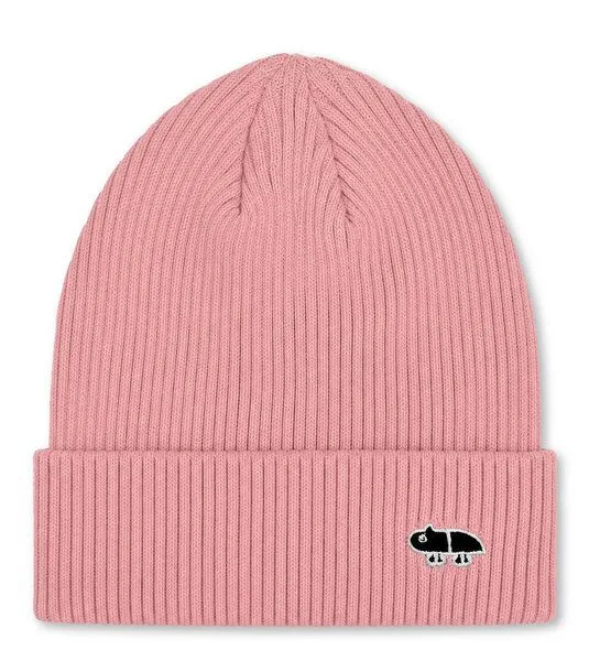 Gary Mash GARY MASH Mütze Roland aus feinem Rippstrick, Rosa, – Produktbild 1 von 4