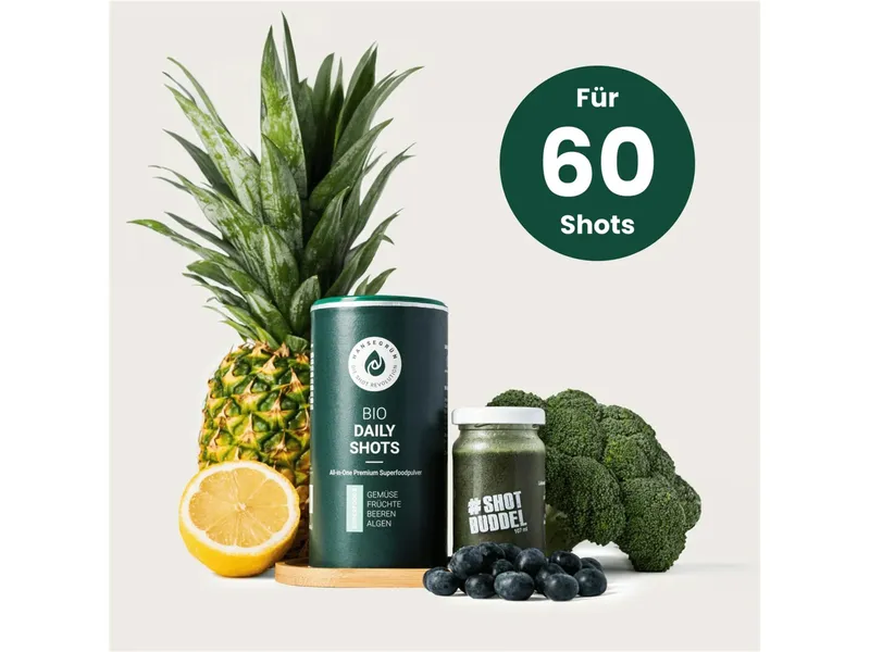 Hansegrün Hansegrün 60 Bio Daily All-in-One Shots – Produktbild 2 von 2