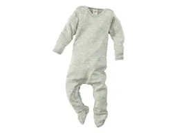 Engel natur Engel Natur Baby Schlafanzug Overall Wolle Seide melange-grau Gr.62/68 – Produktbild 1 von 1