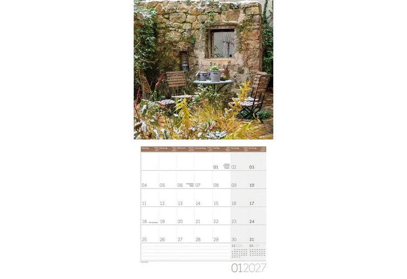 Ackermann Wandkalender In meinem Garten Kalender 2027 - 30x30 - Art12 – Produktbild 2 von 2