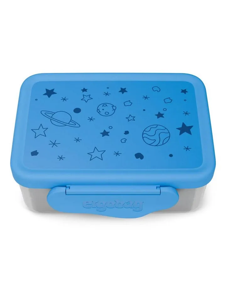 Ergobag Ergobag Lunchbox Edelstahl Brotdose, Edelstahl, (Edelstahl Brotdose, 3-tlg., 1x Brotdose, 1x Trennfach), spülmaschinengeeignet bis 45 Grad, Handwäsche empfohlen, Blau, – Produktbild 5 von 6