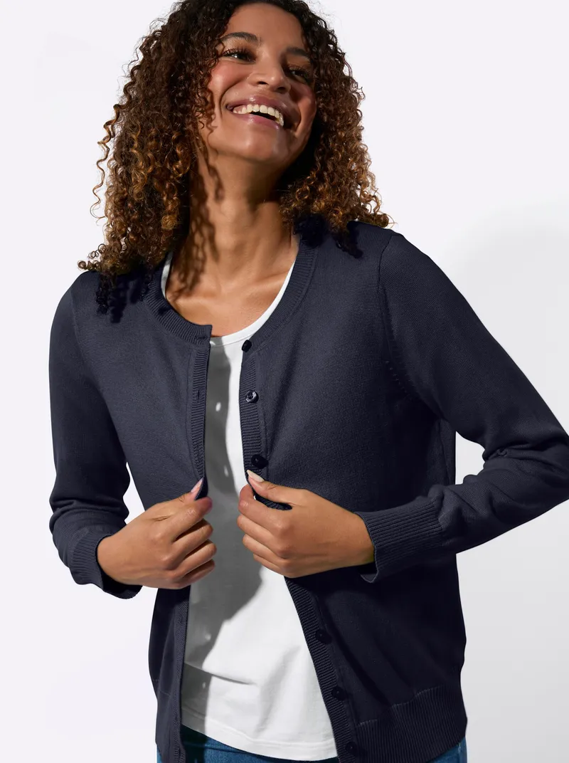 Witt Cardigan, Marine, – Produktbild 2 von 2