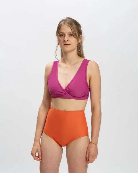 MATONA Matona Bikini Oberteil aus Econyl für Frauen / Bikini Top, Purple, – Produktbild 3 von 4