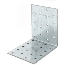 Alberts ALBERTS Lochplattenwinkel, sendzimirverzinkt, TxHxB 100x100x80 mm – Produktbild 1 von 1