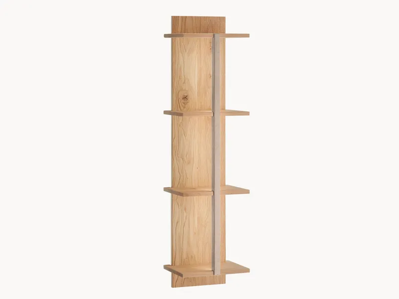 allnatura allnatura Wandregal "Ivora" | H135xB30xT33 cm – Produktbild 1 von 2