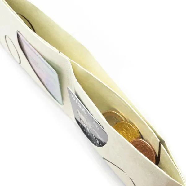 paprcuts paprcuts RFID Portemonnaie, Mixtape (beige), – Produktbild 4 von 4