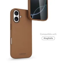 VONMÄHLEN Vonmählen Vegan Leder Case für iPhone 17 Braun iPhone 17 Lederimitat – Produktbild 1 von 1