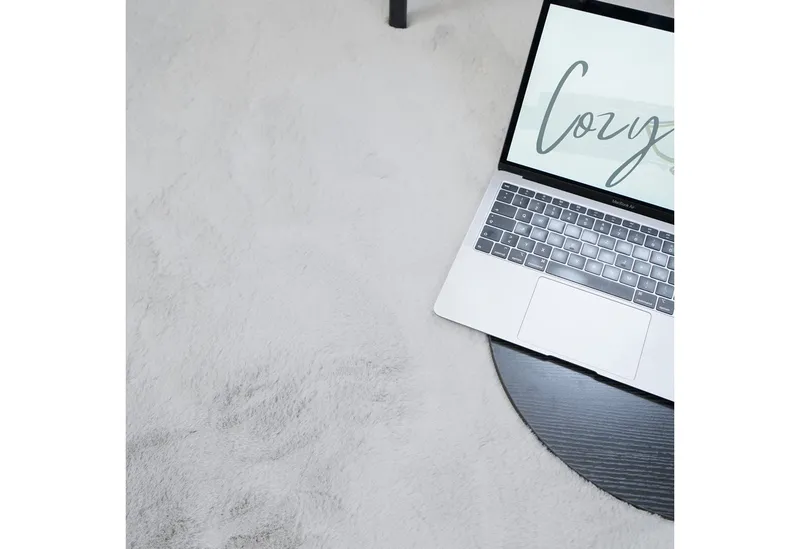 Consilio Concept Fellteppich Teppich Hasenfell Imitat COZY Fell Hochflor rechteckig Höhe: 22 mm, Grau, – Produktbild 4 von 5