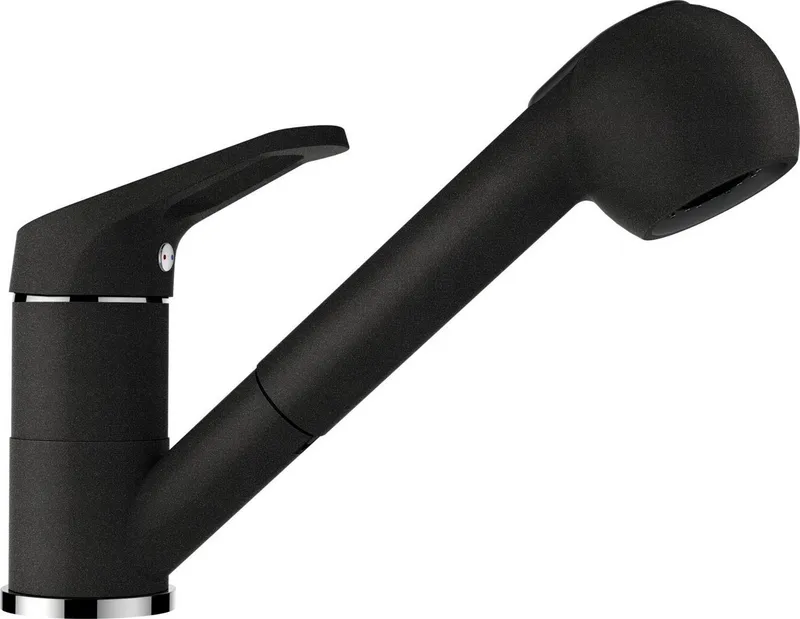 Schock Küchenarmatur Armatur Cosmos SB ausziehbarer Auslauf, Strahl-Brausefunktion, Grau, – Produktbild 1 von 5