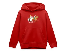 Spreadshirt Hoodie Bibi Und Tina Ausritt Mit Amadeus Und Sabrina Kinder Premium Hoodie (1-tlg) Regular Fit – Produktbild 1 von 1