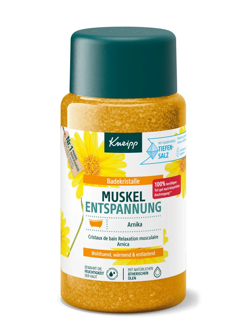Kneipp Kneipp Badekristalle MUSKEL ENTSPANNUNG Arnika 600 g Salz – Produktbild 1 von 1