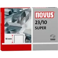 Novus Novus Heftklammern 23/10 Super, verzinkt, Heftleistung  ca. 70 Blatt, 1.000 Stk. – Produktbild 1 von 1