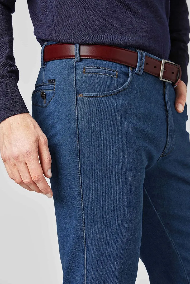 Meyer Meyer Jeans Dublin Blau - Größe 52, Blau, – Produktbild 3 von 5