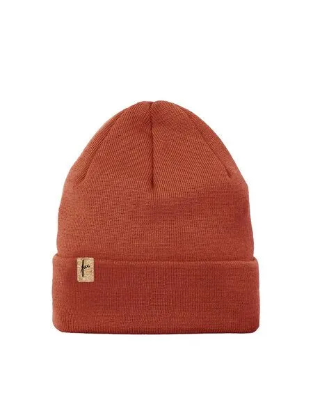 FUXBAU FUXBAU Merino Kork Beanie, Natural, – Produktbild 2 von 4