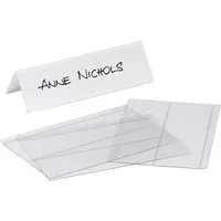 Durable DURABLE Tischnamensschilder aus PET 61 x 210 mm, 10 Stk. – Produktbild 1 von 1