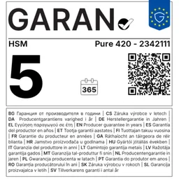 Hsm Hsm Aktenvernichter 'Pure 420', Partikelschnitt 1,9 x 15 mm, P-5/T-5 – Produktbild 1 von 1